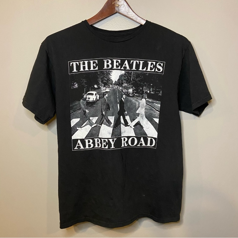 The Beatles Abbey Road Graphic Tee - Black Size XS 100% Cotton